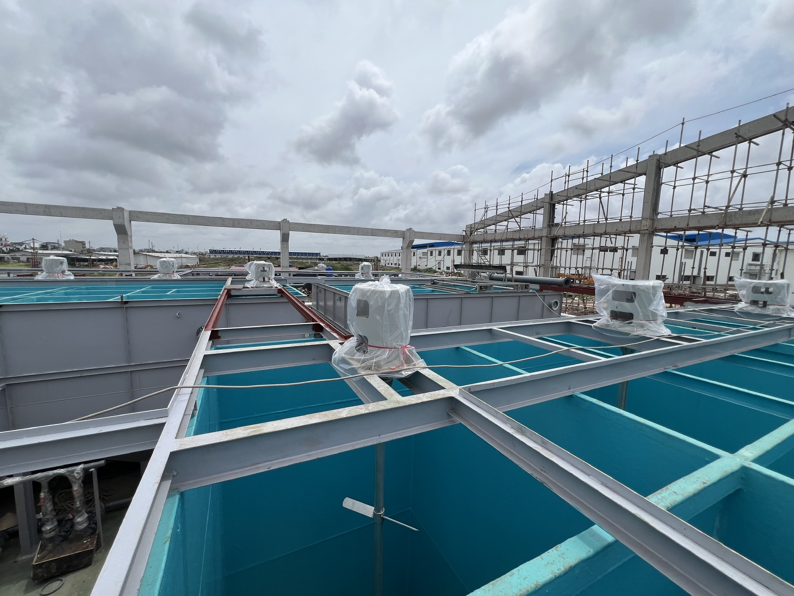 HỆ THỐNG XLNT DUNG TÍCH 1200 M3/NGĐ